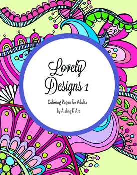 Lovely Designs 1: Coloring Pages for Adults